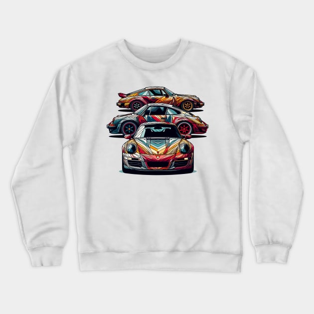 Porsche 911 Crewneck Sweatshirt by Vehicles-Art